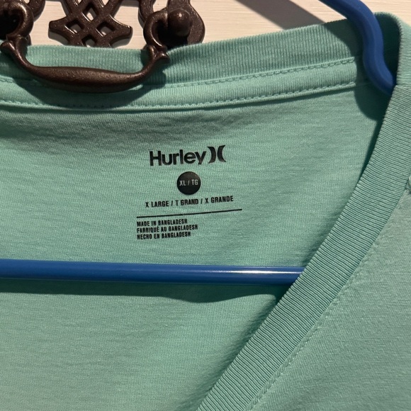 Hurley Men's Seafoam Graphic Tee - Picture 2 of 3